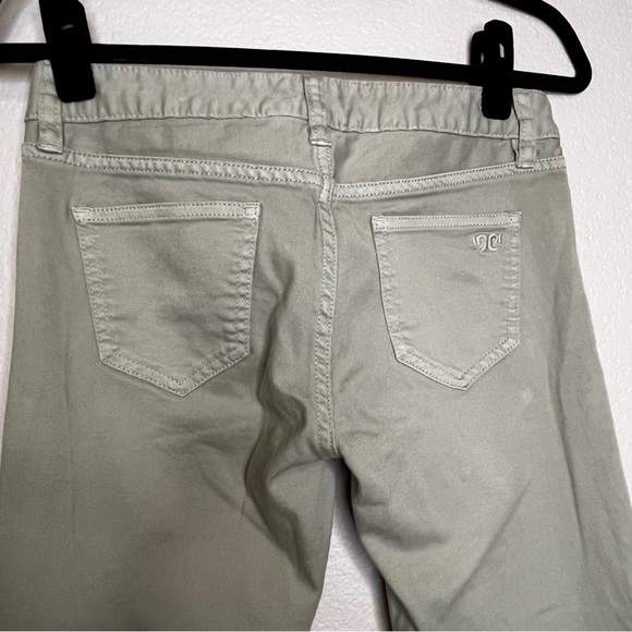 Tory Burch Alexa Cropped Skinny Jeans in Green Size 26 - Picture 9 of 16